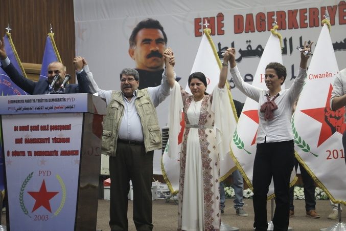 صالح مسلم و آسیه عبدالله رؤسای مشترک PYD شدند