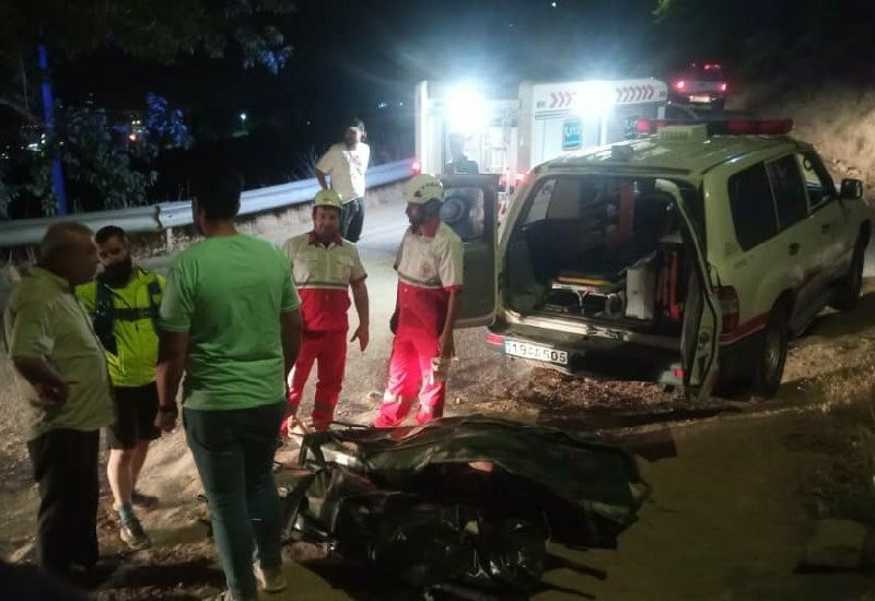 مرگ ۲ نفر در آبیدر بر اثر واژگونی