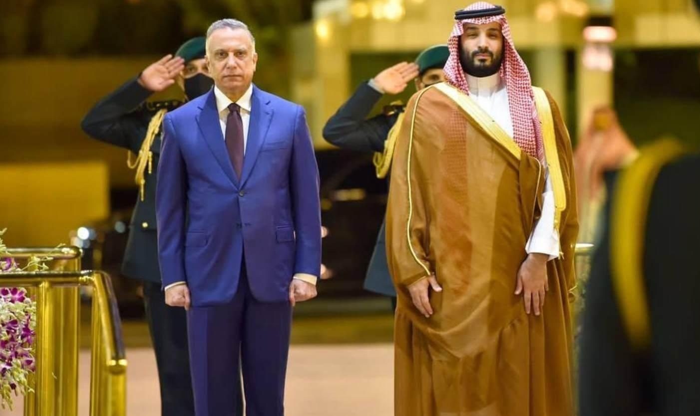 مستەفا کازمی و محەمەد بن سەلمان جەخت لە ڕۆڵی گرینگی عێراق دەکەنەوە لە نزیککردنەوەی بیروڕاکان لە ناوچەکە