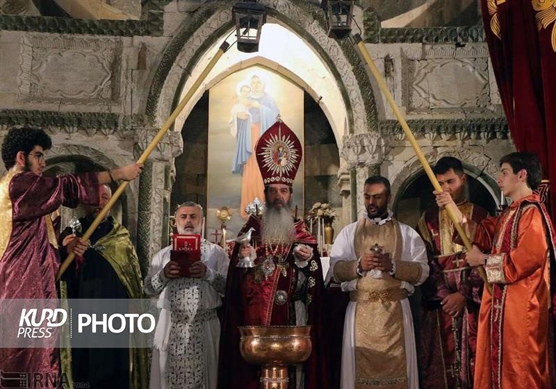 مراسم مذهبی باداراک در قره‌كلیسا چالدران برگزار می‌شود