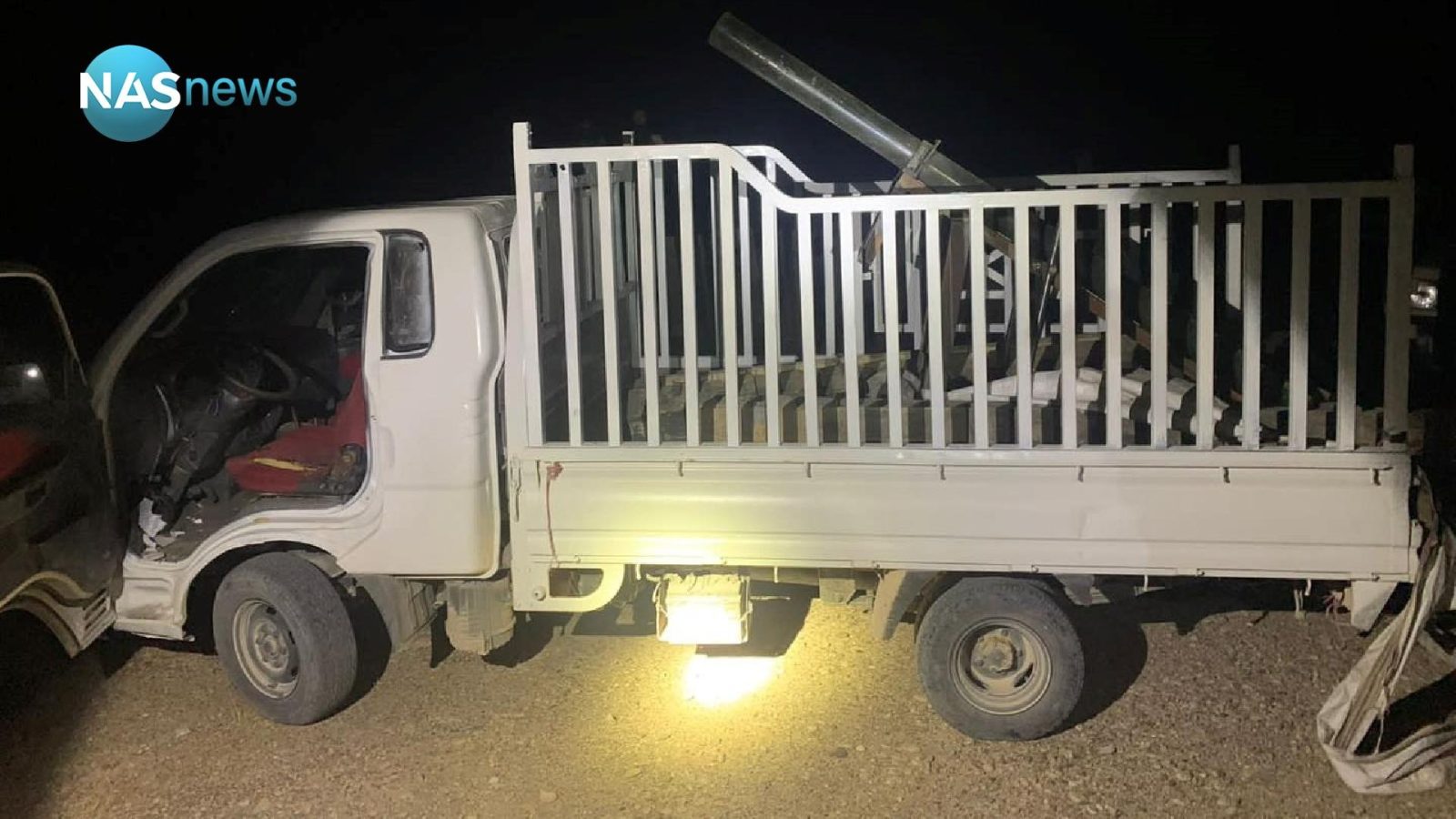 کشف یک سکوی موشکی و یک خودرو باربری آماده  برای هدف قرار دادن  میدان نفتی  «کورمور» در استان سلیمانیه  