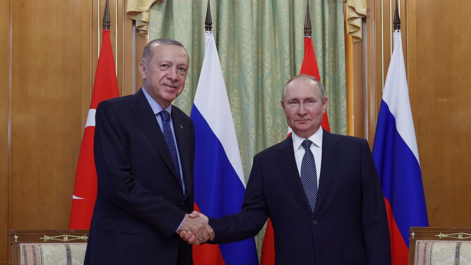 بیانیه مشترک دیدار اردوغان و پوتین: محور بیانیه سوریه بود
