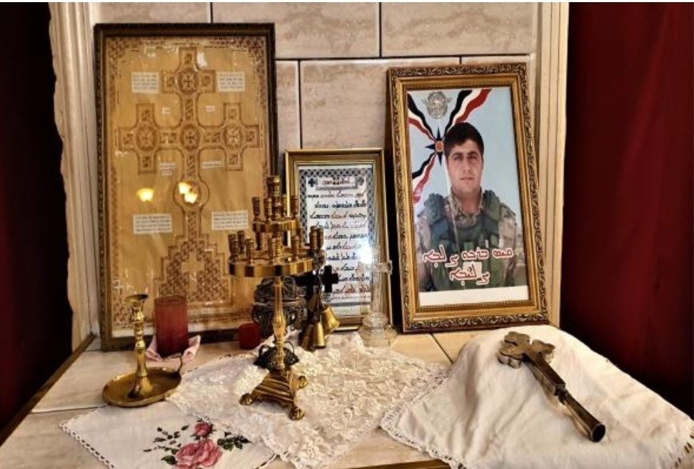 جانباختن یک‌ نیروی آشوری SDF