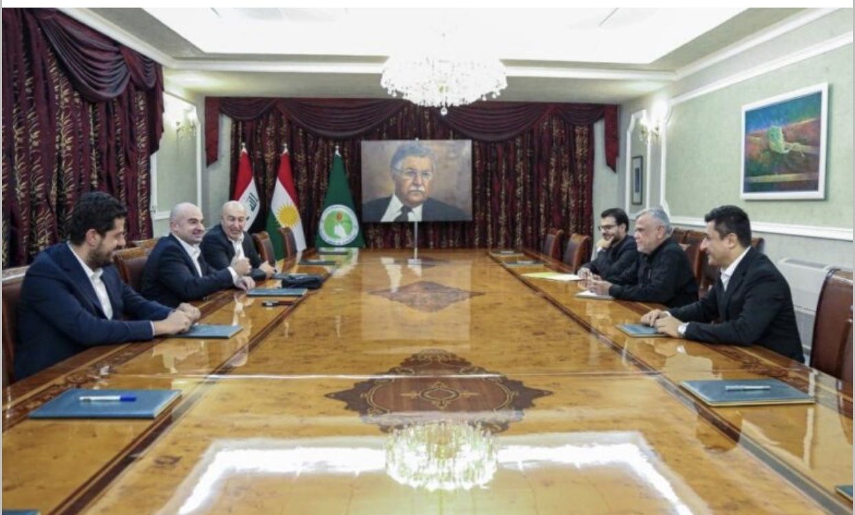 رهبر جنبش فتح در سلیمانیه با بافل طالبانی دیدار کرد
