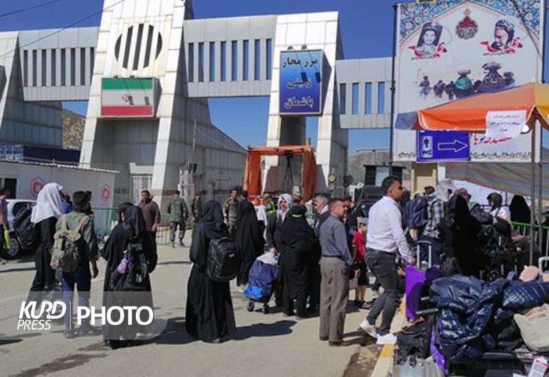 خروج 12 هزار زائر اربعین در 24 ساعت گذشته از مرز باشماق
