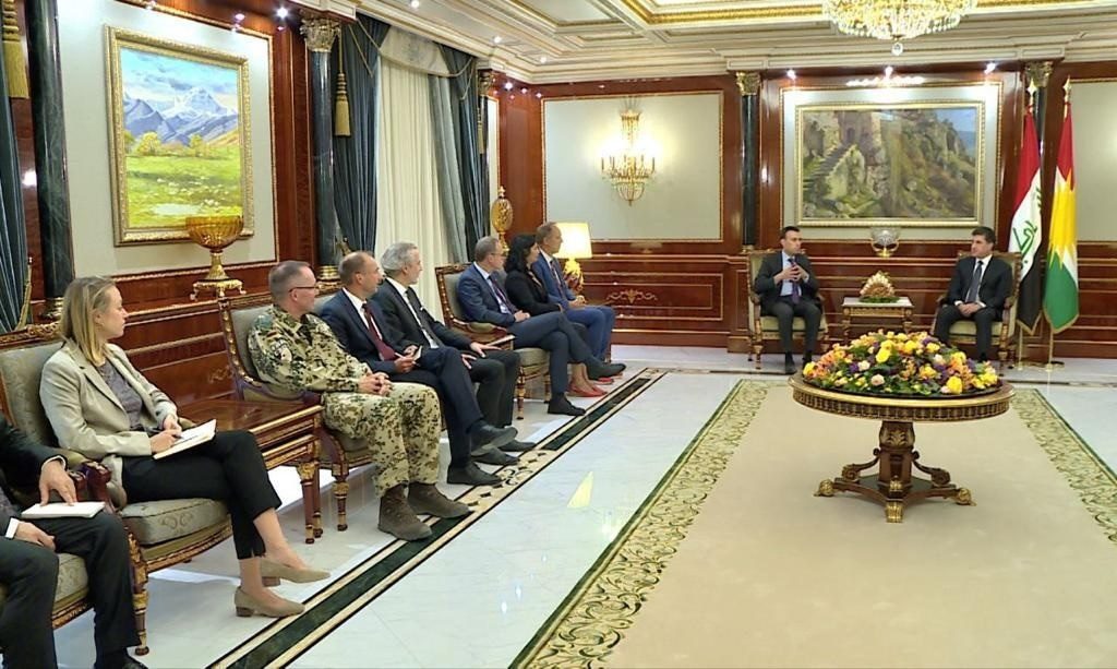 سەرۆکی هەرێمی کوردستان لەگەڵ شاندێکی پەرلەمانی ئەڵمانیا کۆ بووەوە