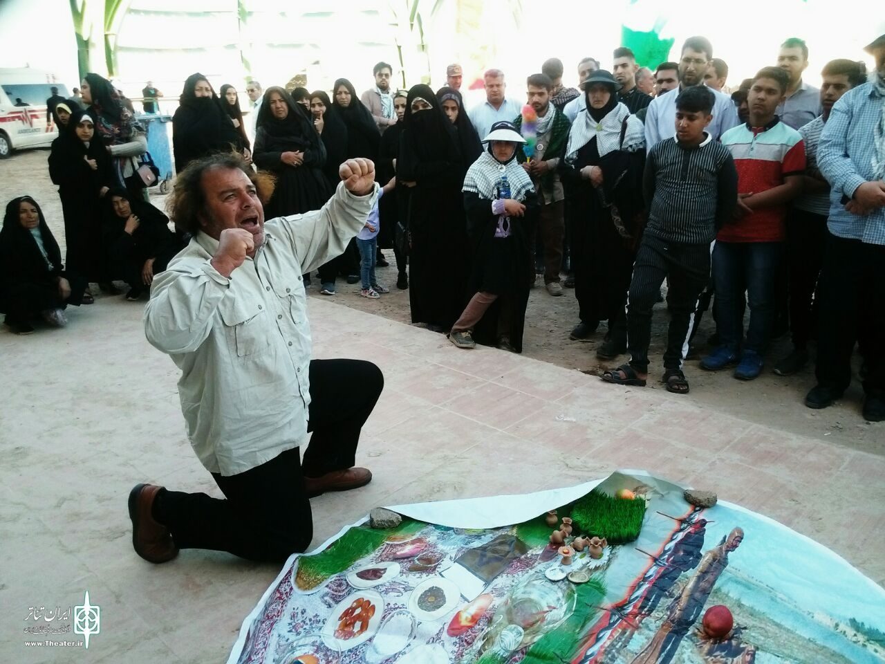 به زبان هنر در دهلران میزبان زائران حسینی هستیم