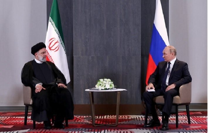 هەردوو سەرۆکی ئێران و ڕووسیا کۆ بوونەوە/ دوو لایەنەکە خۆشحاڵیی خۆیان بۆ گەشەپێدان بە پەیوەندییەکانی نێوانیان دەربڕی