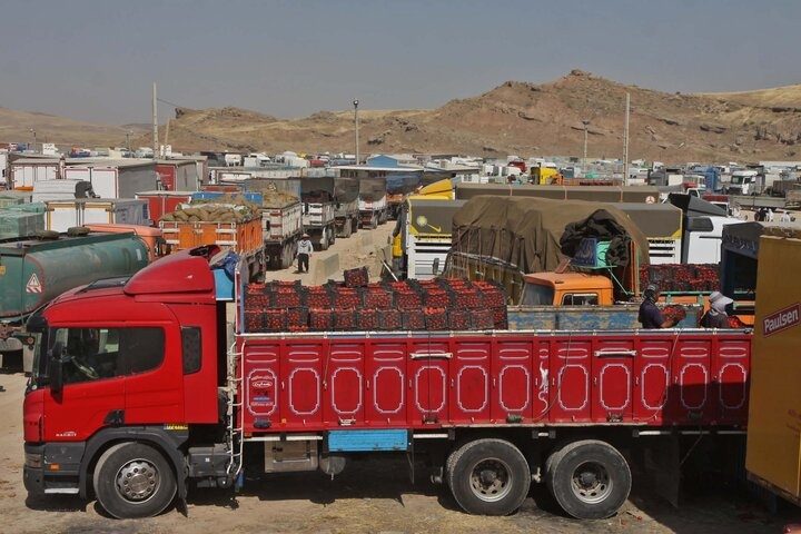 ترانزیت ۶۱۴ هزار تن کالا از پایانه مرزی پرویزخان