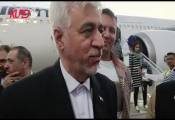 مصاحبه خبرنگار اعزامی کرد پرس با وزیر ورزش و جوانان در بدو ورود به قطر