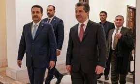 مهمترین محورهای گفتگوی بارزانی و السودانی : تحویل درآمدهای نفت و گاز  و گذرگاههای مرزی به دولت مرکزی  و تعیین سهم اقلیم کردستان از بودجه عمومی