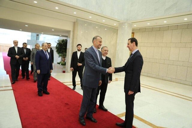 دیدار امیرعبداللهیان با بشار اسد 