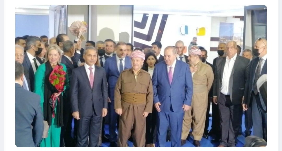 با حضور مسعود بارزانی نمایشگاه بین المللی کتاب اربیل افتتاح شد