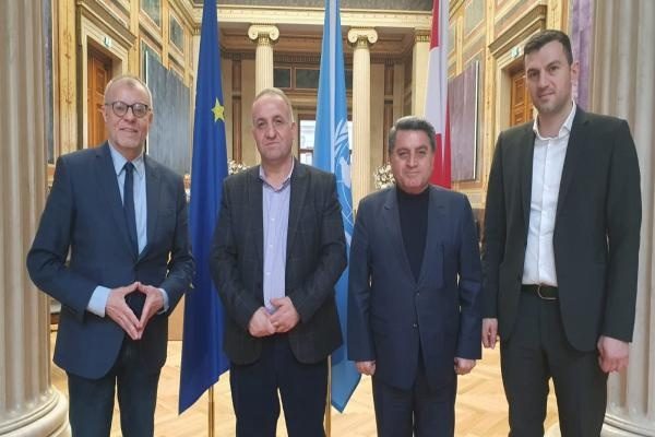 دیدار هیئتی ازکردستان سوریه با نمایندگان پارلمان اتریش