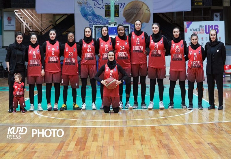 تیم بسکتبال بانوان تیروژ حیات کردستان قهرمان لیگ برتر شد