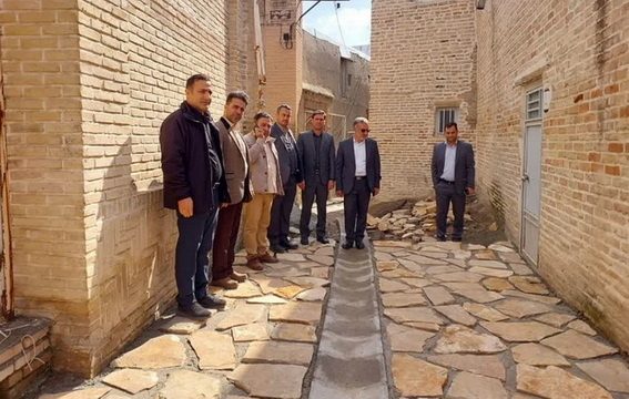 آغاز طرح بازسازی معابر بافت تاریخی فیض آباد کرمانشاه