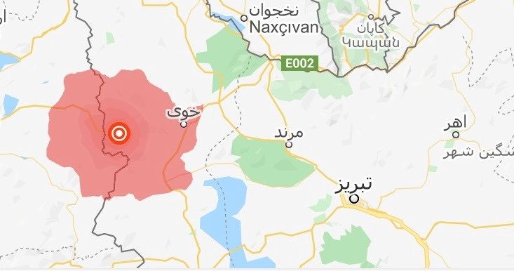 مشاهده رد پای مداخلات انسانی در زلزله های خوی