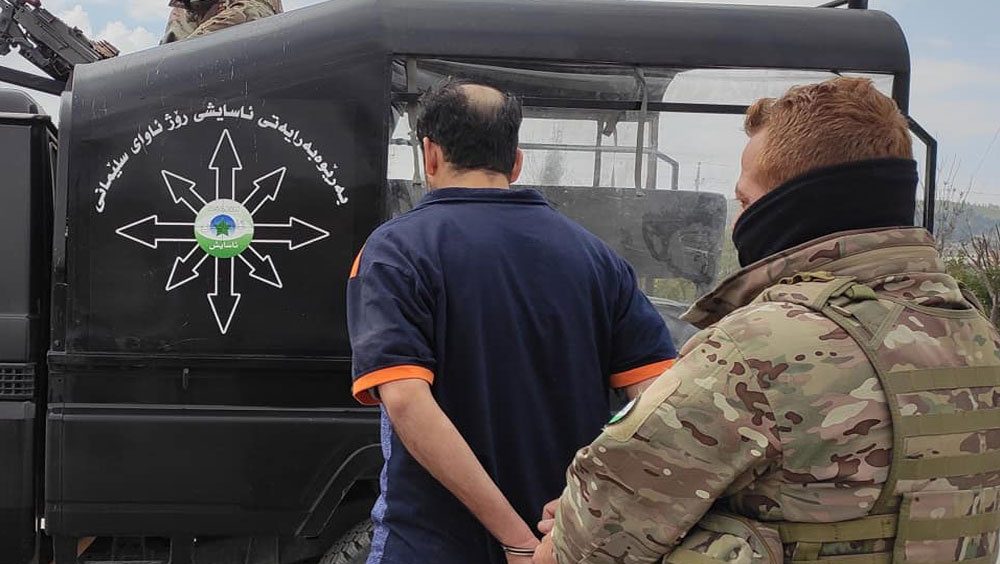 هەشت چەکداری داعش لە سنووری سلێمانی دەستگیر کران
