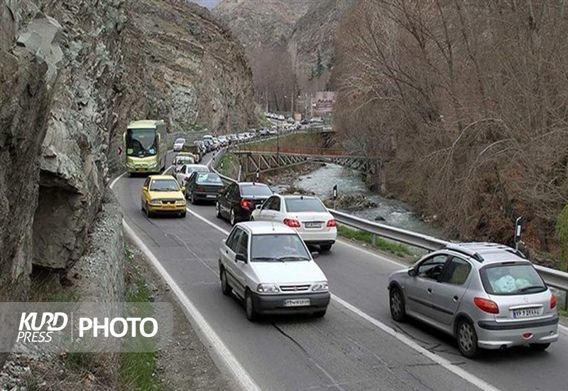 ۲.۸ میلیون تردد در محورهای کردستان ثبت شد