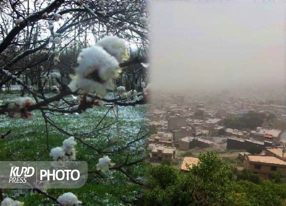 از برف بهاری تا هوای ناسالم در سردشت و ارومیه