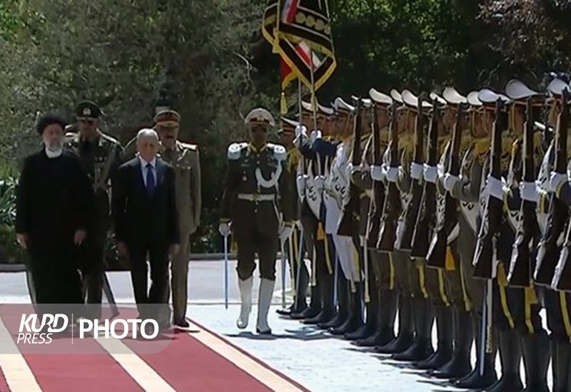 «عبداللطیف رشید» مورد استقبال رسمی «رئیسی» قرار گرفت