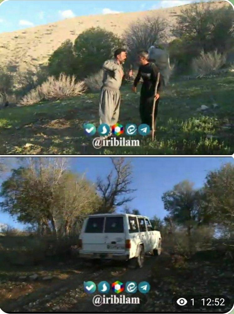 صدا و سیمای ایلام همراه با تخریب کنندگان طبیعت و محیط زیست کبیرکوه / حشمت اله کرمی نژاد