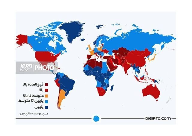 ایران یکی از بدترین کشورهای درگیر بحران آب
