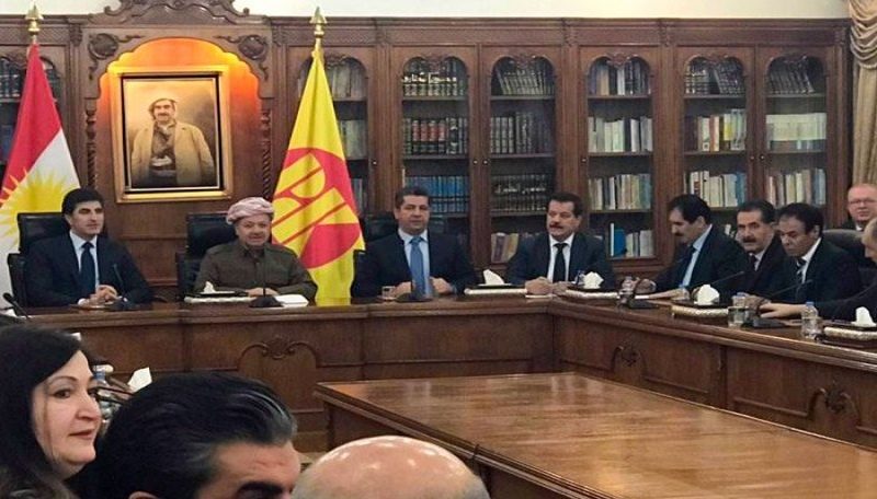 بررسی رای دادگاه فدرال درباره پارلمان کردستان در دفتر سیاسی حزب دموکرات
