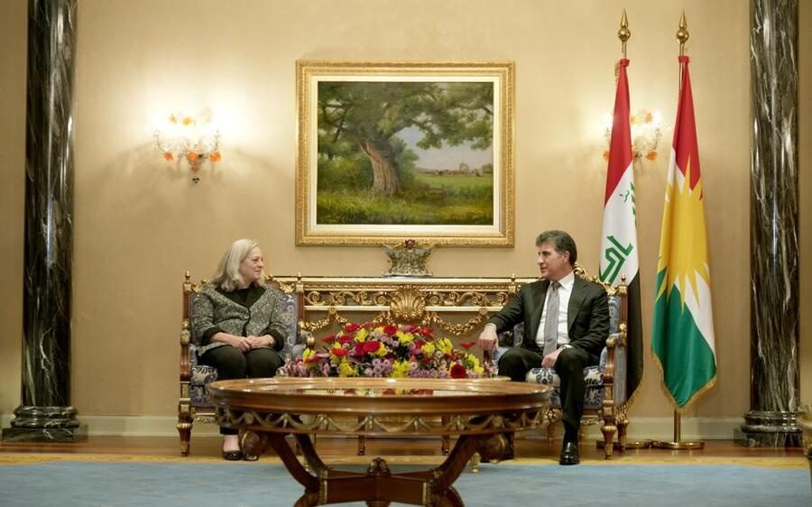 Nechirvan Barzani, US ambassador discuss Iraq's budget and elections