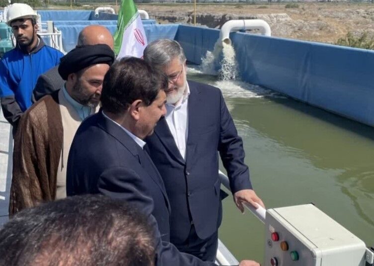 مدول سوم تصفیه خانه فاضلاب ارومیه عاقبت افتتاح شد