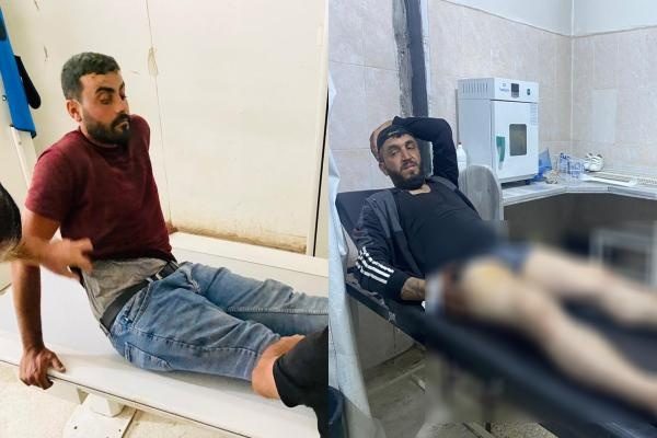 زخمی‌شدن دو تکنسین فوریت‌های پزشکی بر اثر حمله ارتش ترکیه به یک آمبولانس در حومه کوبانی