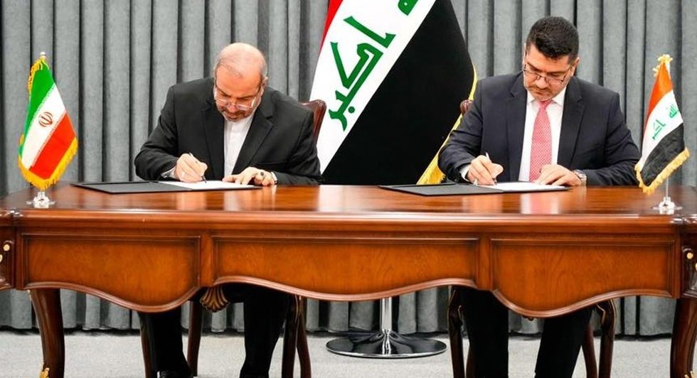 باڵیۆزی ئێران لە بەغدا ڕێککەوتنێکی گرینگی لەگەڵ عێراق وا‌ژۆ کرد