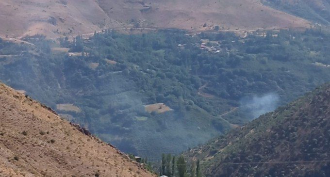 بمباران مناطق روستایی خیزان در کردستان ترکیه 