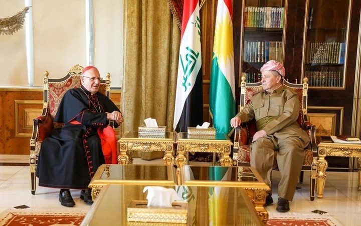 مەسعوود بارزانی نیگەرانیی خۆی لە بڕیارەکەی سەرۆک کۆماری عێراق بۆ کشاندنەوەی مەرسومی تایبەت بە کەنیسەی کلدان نیشان دا