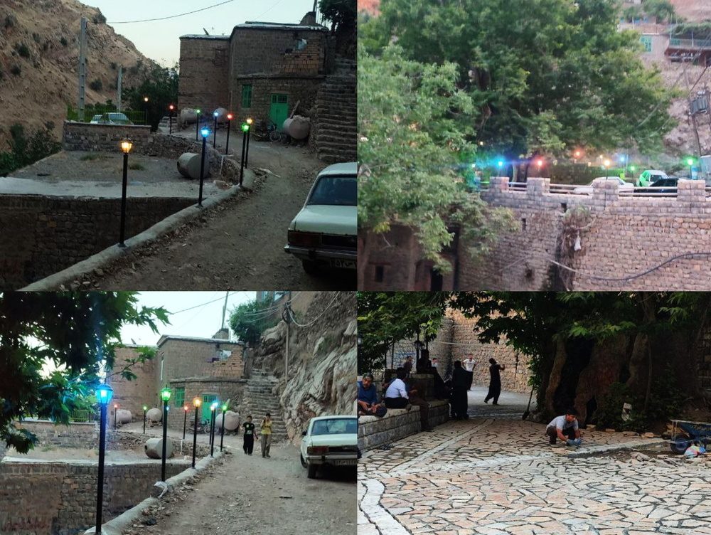 اجرای پروژه های زیباسازی در روستای گردشگری شرکان
