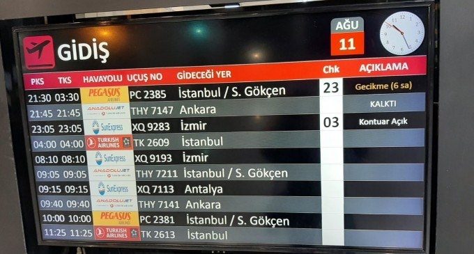 6 ساعت تاخیر پرواز های دیاربکر به دلیل حضور هواپیماهای جنگی بر فراز شهر