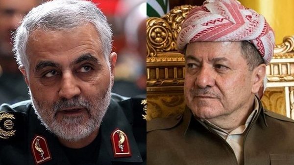 روایت مسعود بارزانی از حضور حاج قاسم سلیمانی در محور مخمور و نقش وی در متوقف شدن حمله داعش به اربیل