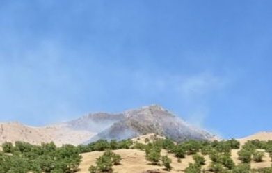 مهار آتش سوزی گسترده در منطقه سردره پاوه