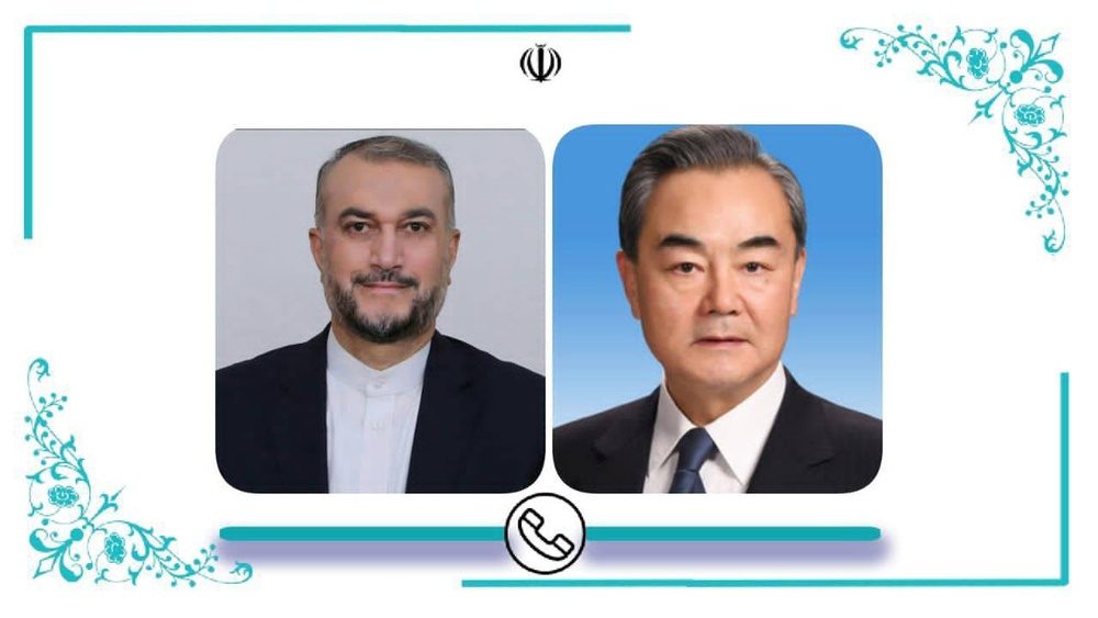 گفتگوی تلفنی وزرای خارجه ایران و چین