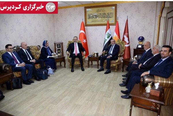 داوامان لە وەزیری دەرەوەی تورکیا کرد کێشەی پەکەکە لە ڕێگای سیاسییەوە چارەسەر بکرێت و نەهێندرێتە ناو خاکی هەرێم