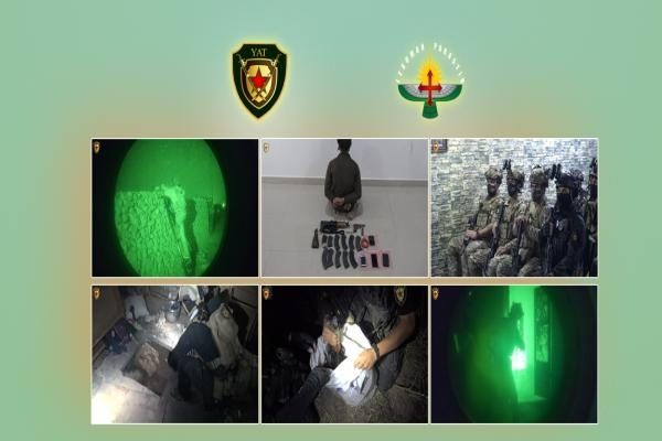 کشته شدن ۵ عضو داعش و بازداشت ۱۲ عضو دیگر این نیروها توسط SDF در دو ماه گذشته