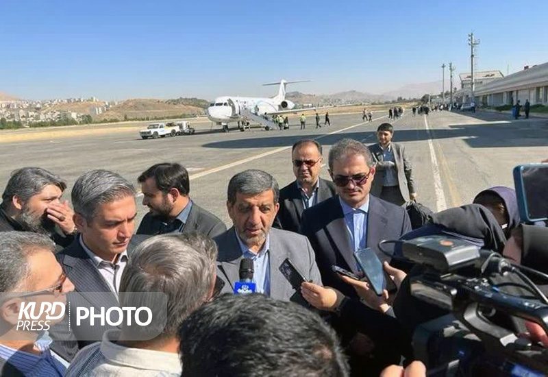 وزیر میراث فرهنگی وارد سنندج شد