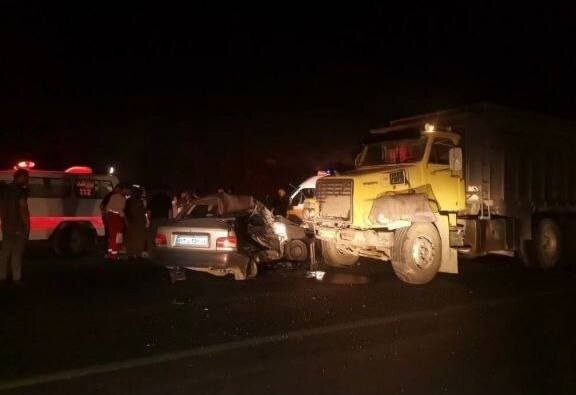 تصادف جاده مهاباد-سردشت جان یک نفر را گرفت
