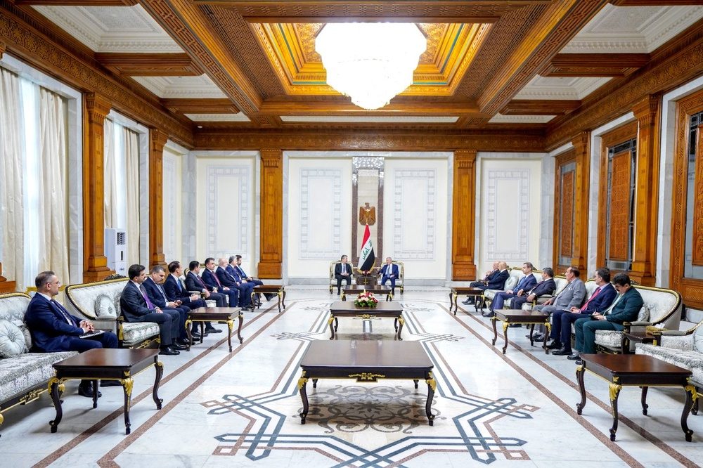 شاندی حكوومەتی هەرێمی كوردستان لەگەڵ سەرۆک كۆماری عێراق كۆبوونەوە
