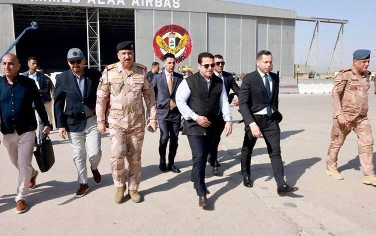 راوێژکارى ئاسایشى نەتەوەیی عێراق بە سەرۆکایەتیى شاندێکى سەربازى و ئەمنى گەیشتە هەولێر