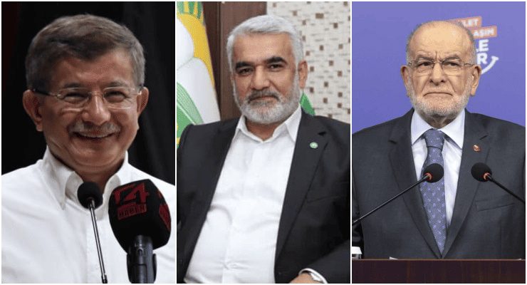 دیدار رئیس هداپار با احمد داوود اوغلو و تمل کارا ملا اوغلو