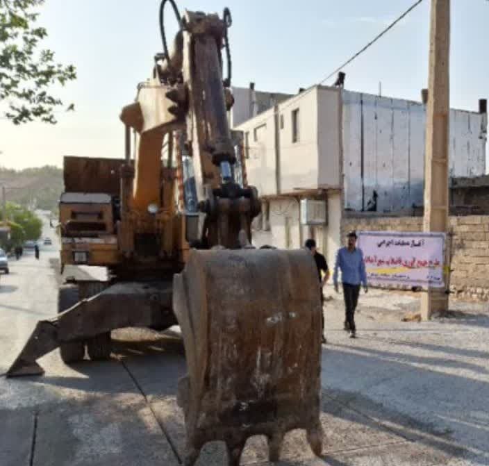 آغاز عملیات اجرایی طرح فاضلاب شهر آبدانان