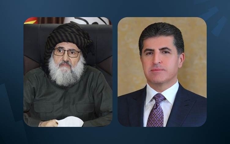 رئیس اقلیم کردستان برگزاری کنگره جنبش اسلامی و انتخاب مجدد رهبر این حزب را تبریک گفت