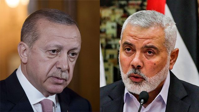 گفتگوی اردوغان با اسماعیل هنیه؛ کلید حل مسئله فلسطین تشکیل دولت مستقل فلسطین است