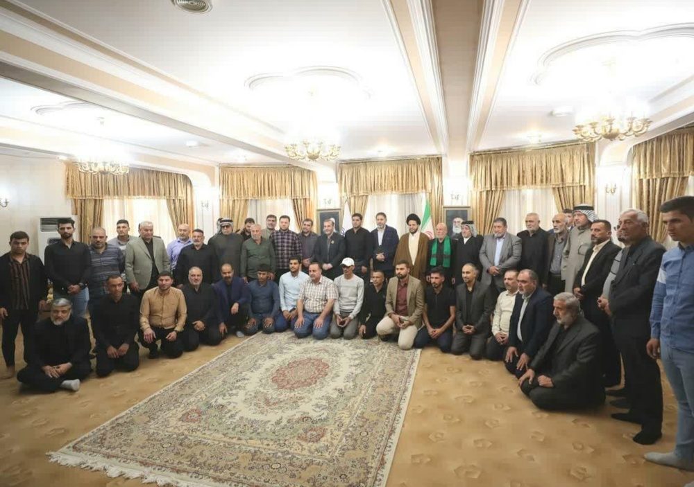 تجلیل کرمانشاهی‌ها از موکب داران عراقی